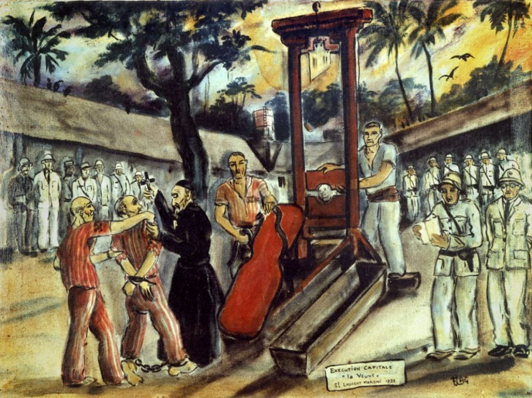 Exécution capitale. "La veuve". Saint Laurent du Maroni 1933