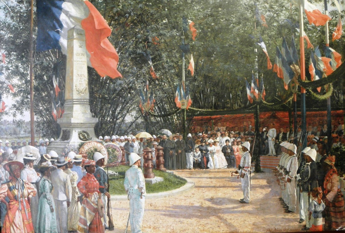 Inauguration au cimetière de Cayenne