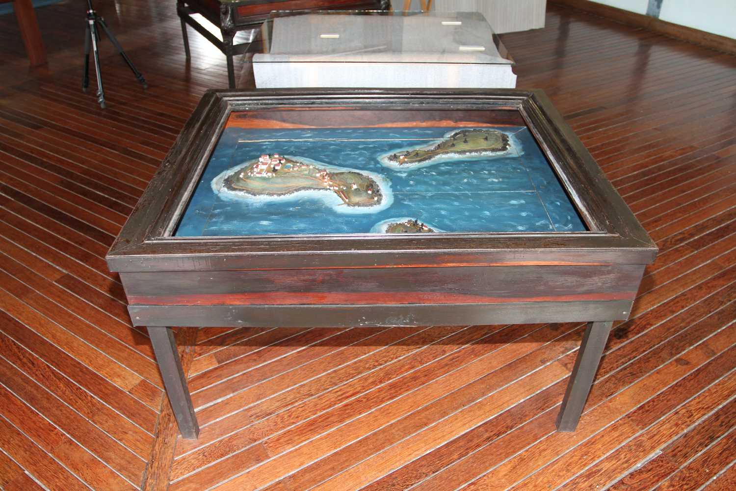Maquette des Iles du Salut