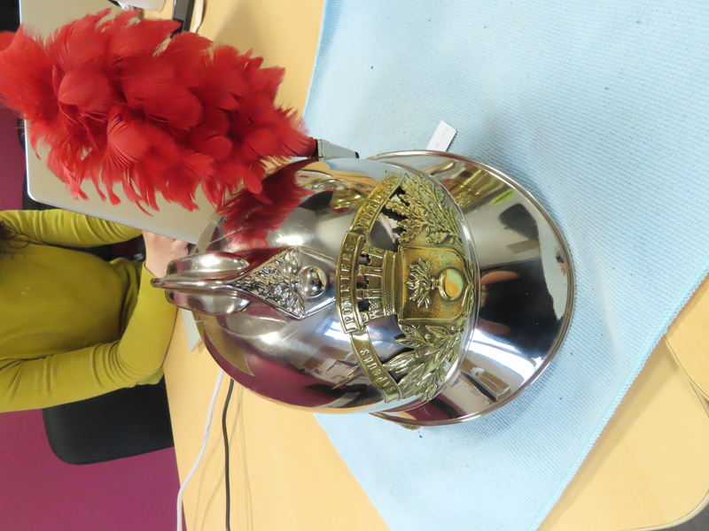 Casque de sapeur-pompier de Lyon