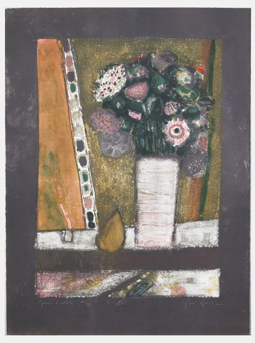 Bouquet au vase rose, 1963