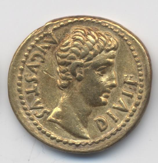 Monnaie à l'effigie d'Auguste