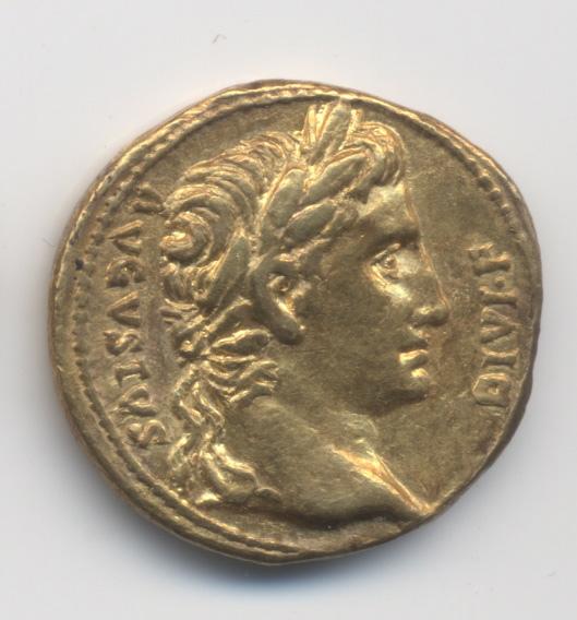 Monnaie à l'effigie d'Auguste