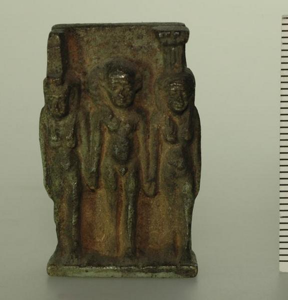 Amulette : groupe d'Isis, Harpocrate et Nephthys