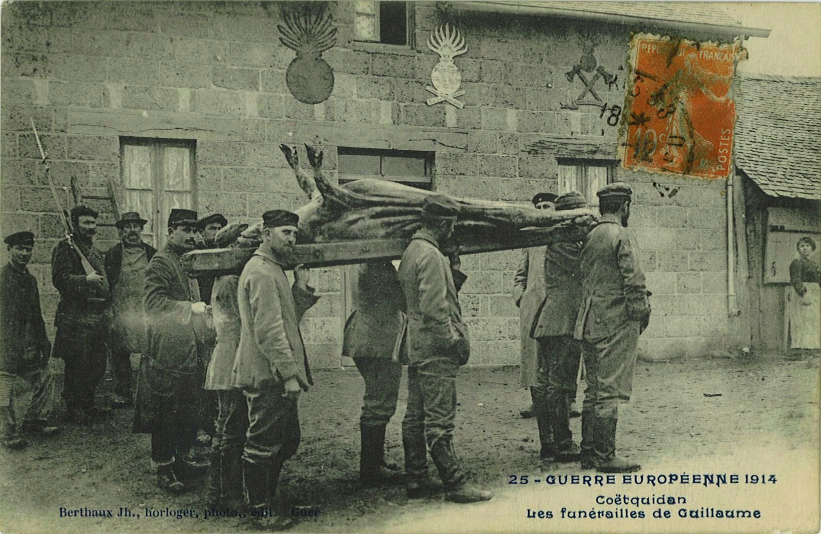 Coëtquidan - Les funérailles de Guillaume