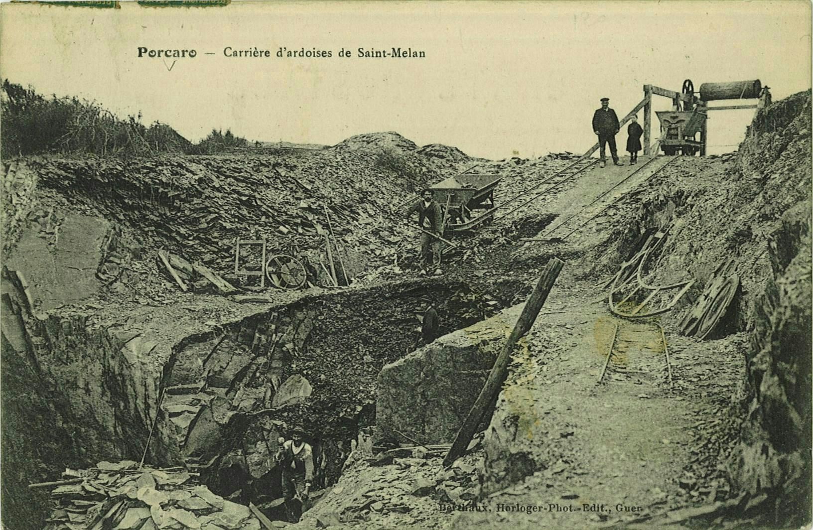 Carrière d'ardoises de Saint-Melan