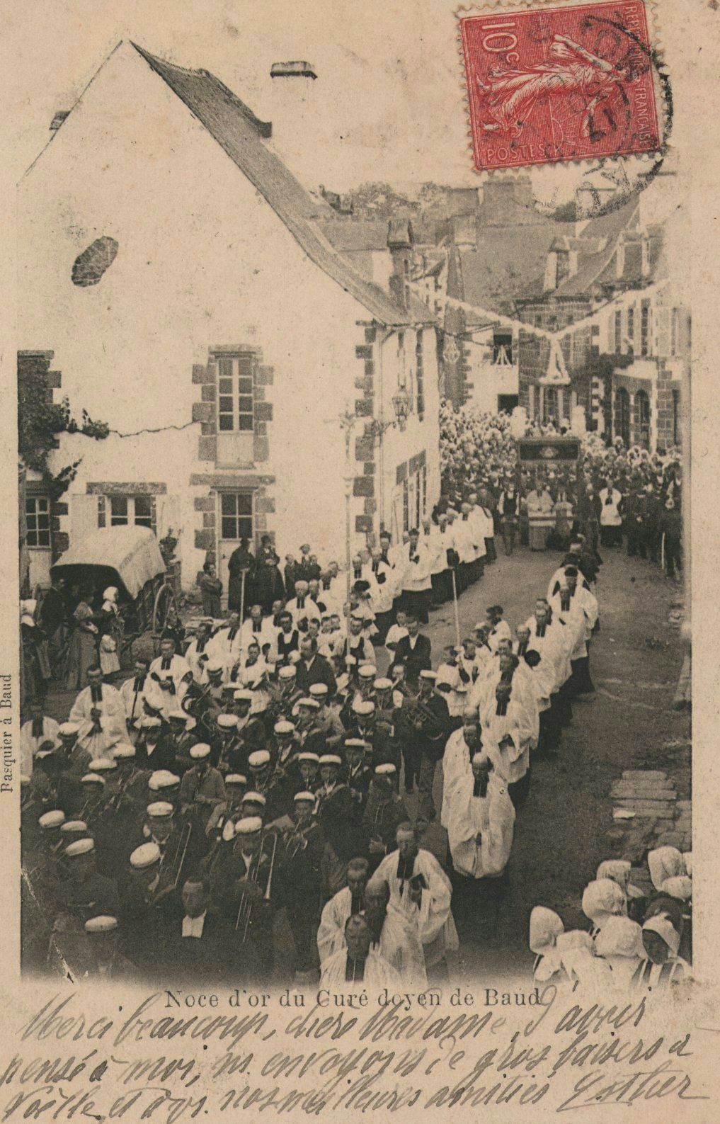 Noce d'or du Curé doyen de Baud