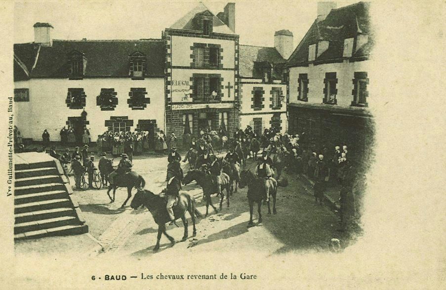 Les chevaux revenant de la Gare