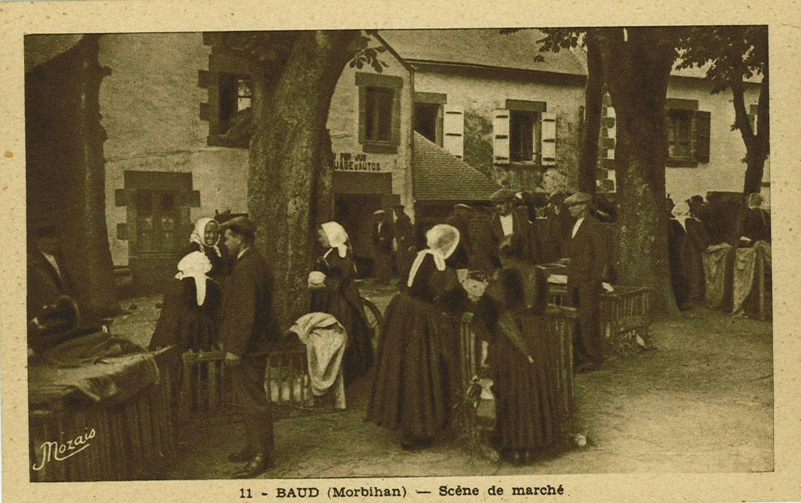 Scène de marché