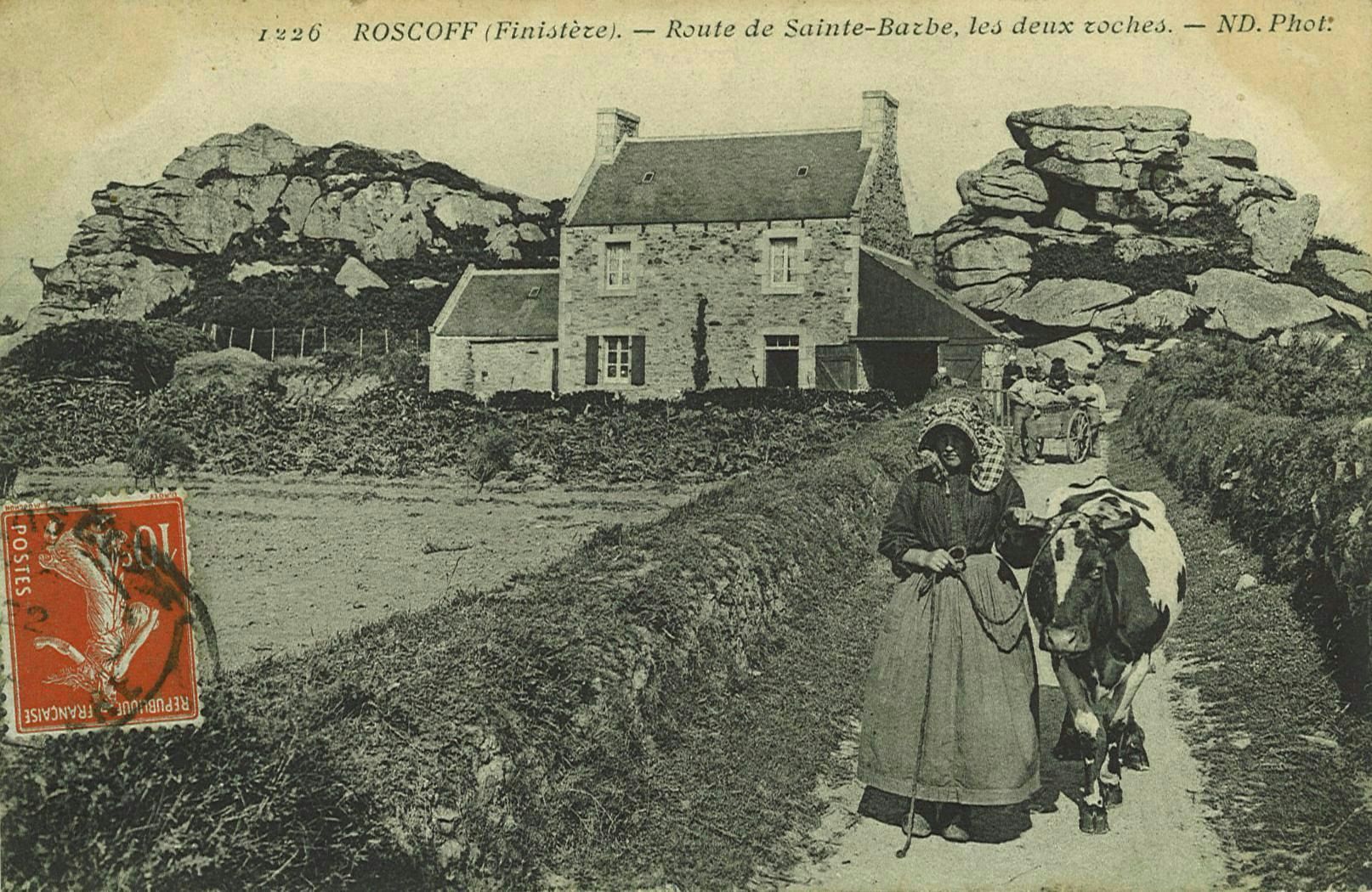 Route de Sainte-Barbe les deux roches