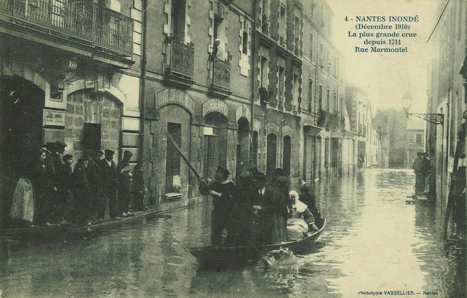 La plus grande crue depuis 1711 Rue Marmontel