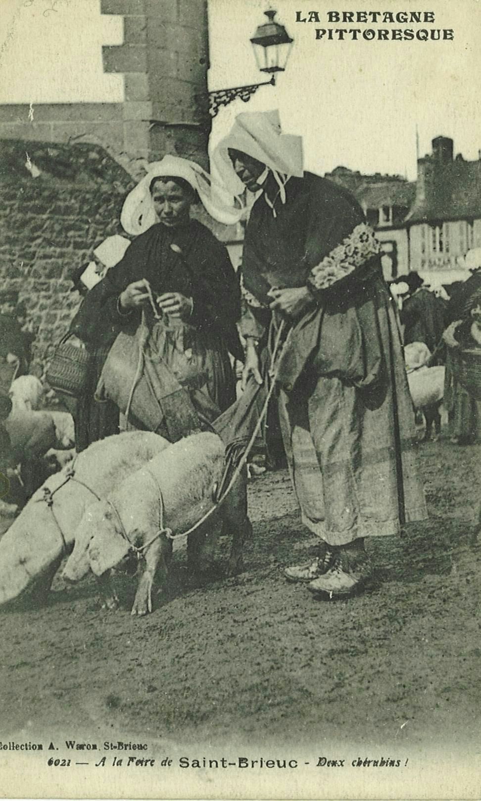 A la Foire de Saint-Brieuc - Deux chérubins !