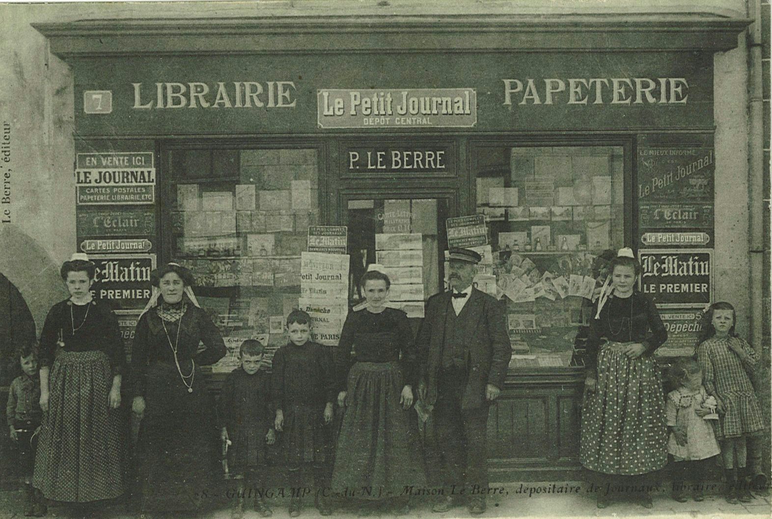 Maison Le Berre dépositaire de Journaux Libraire Editeur