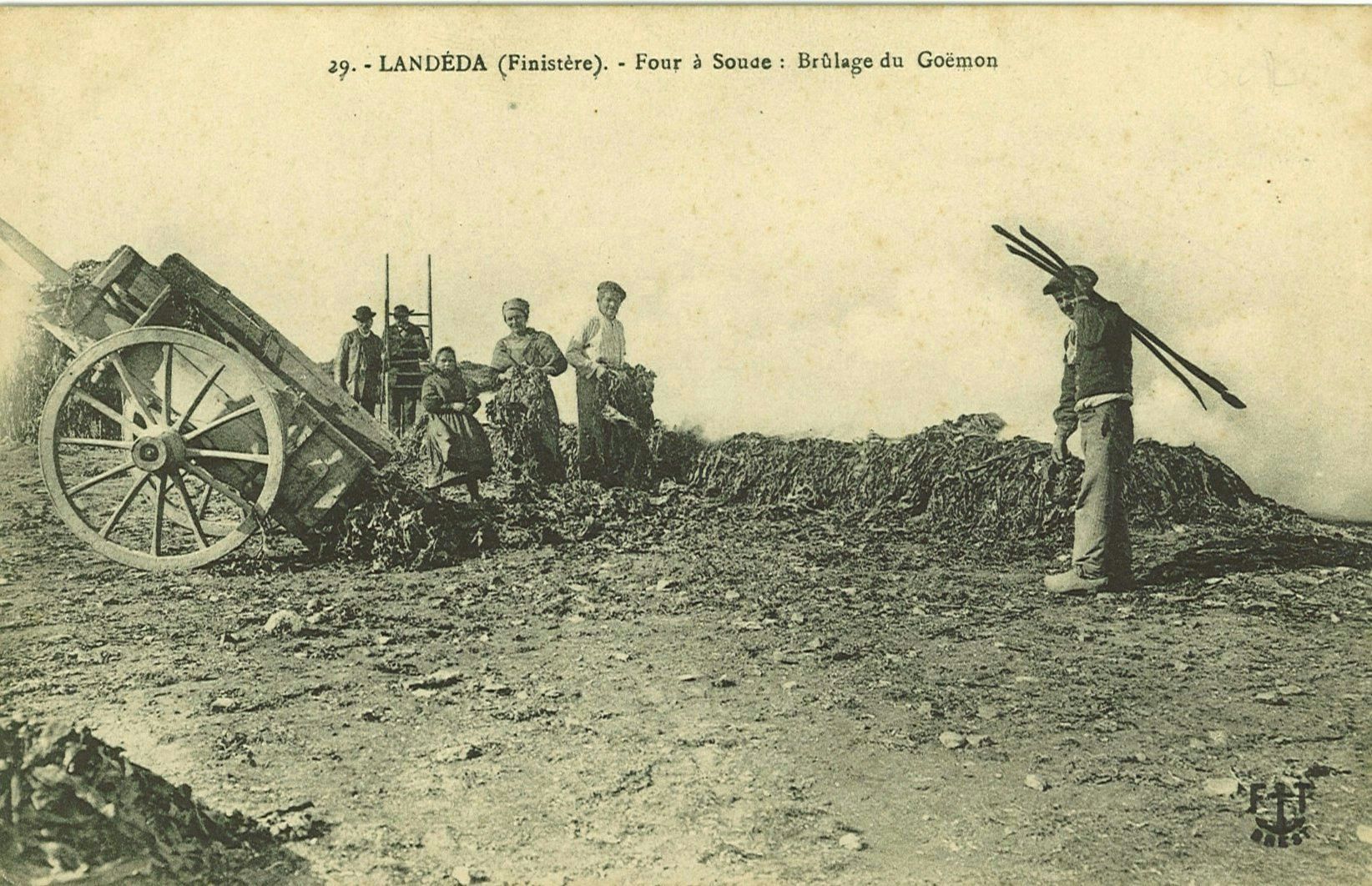 Four à Soude : Brûlage du Goëmon