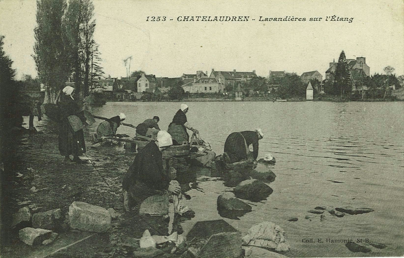 Lavandières sur l’Etang