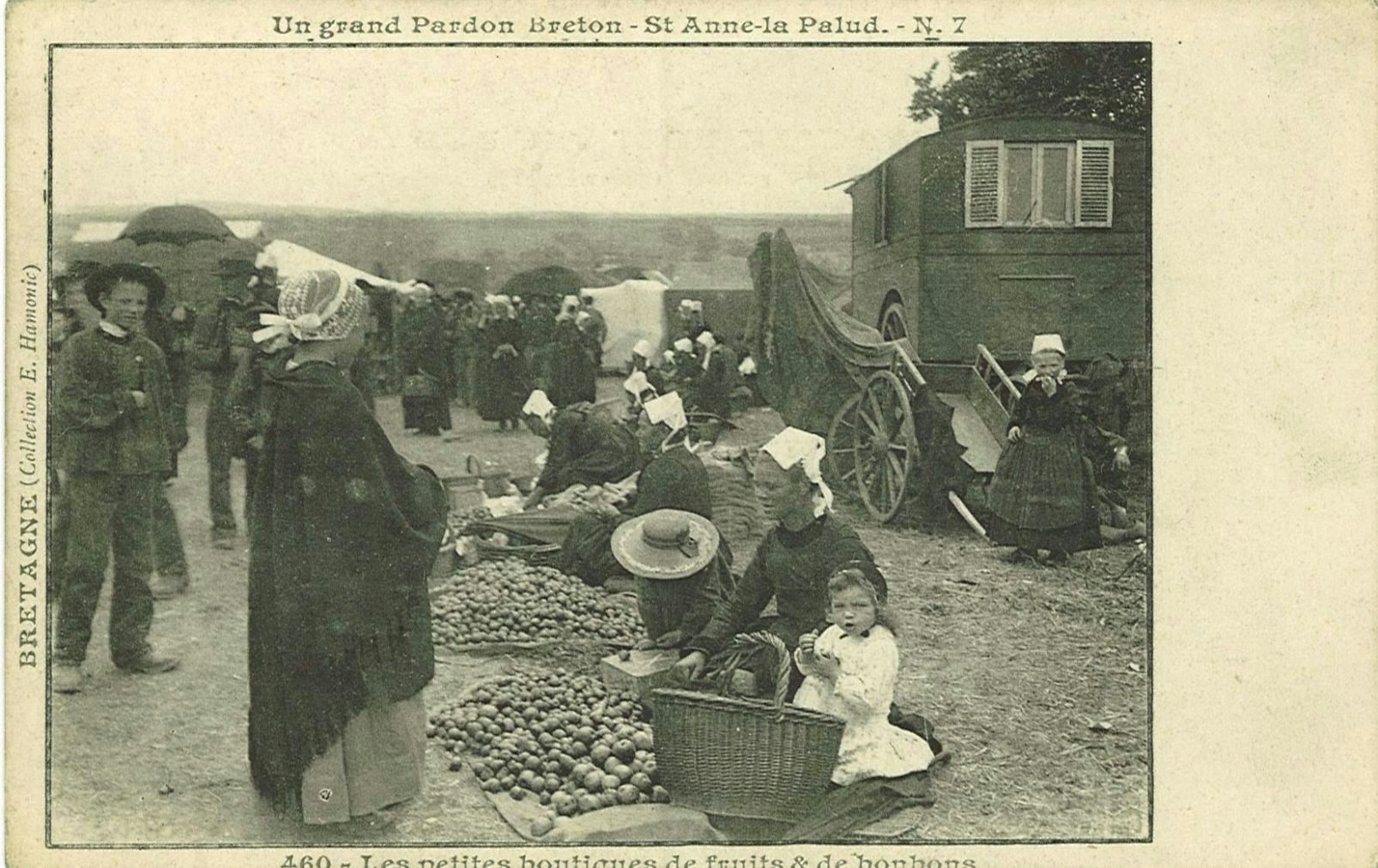Les petites boutiques de fruits et de bonbons