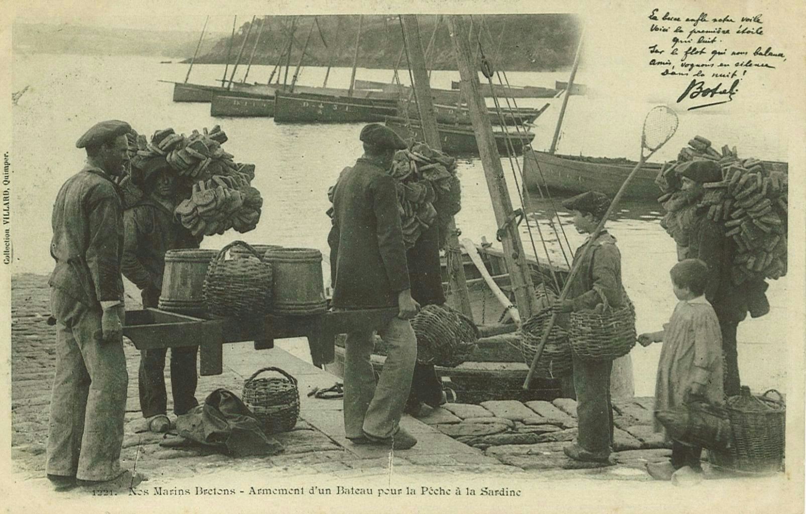 Armement d'un Bateau pour la Pêche à la Sardine