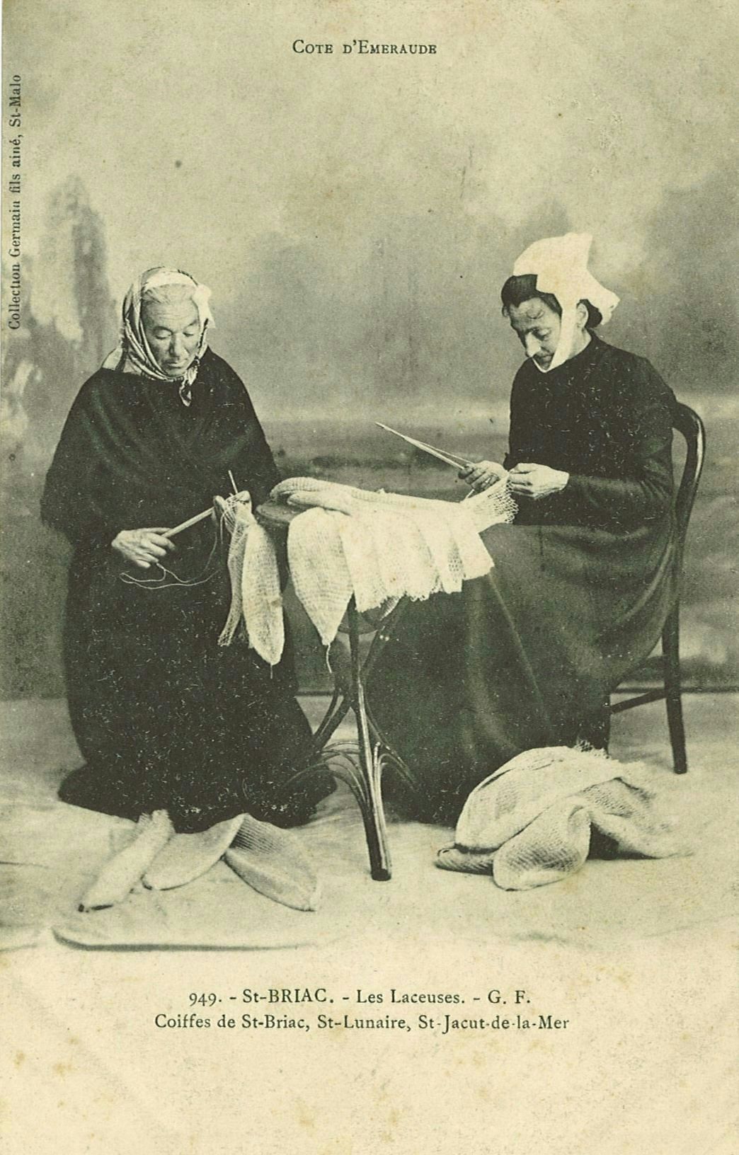 Les Laceuses - Coiffes de St-Briac St-Lunaire St-Jacut-de-la-Mer