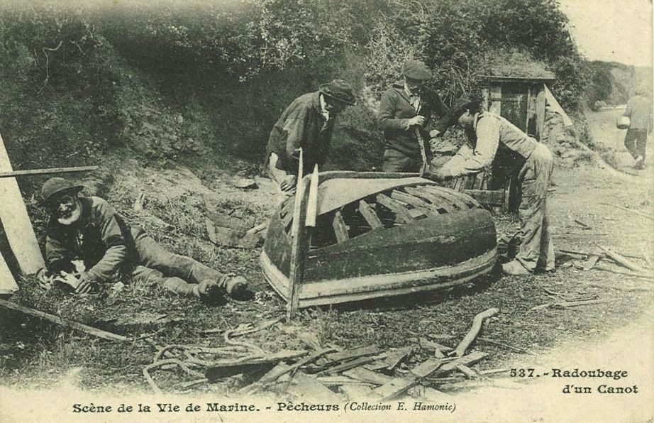 Radoubage d'un Canot