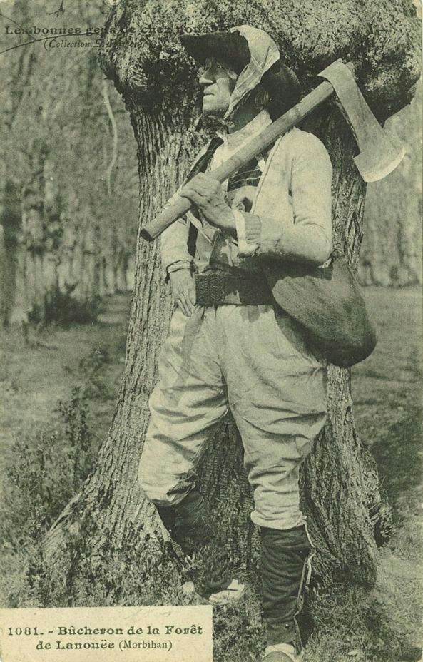 Bûcheron de la Forêt de Lanouëe