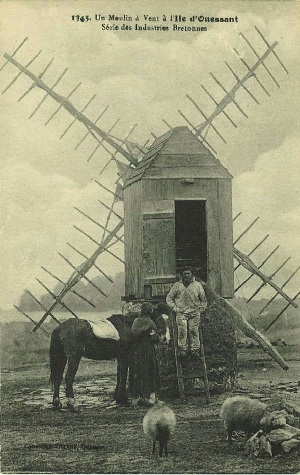 Un Moulin à Vent à l'Ile d'Ouessant