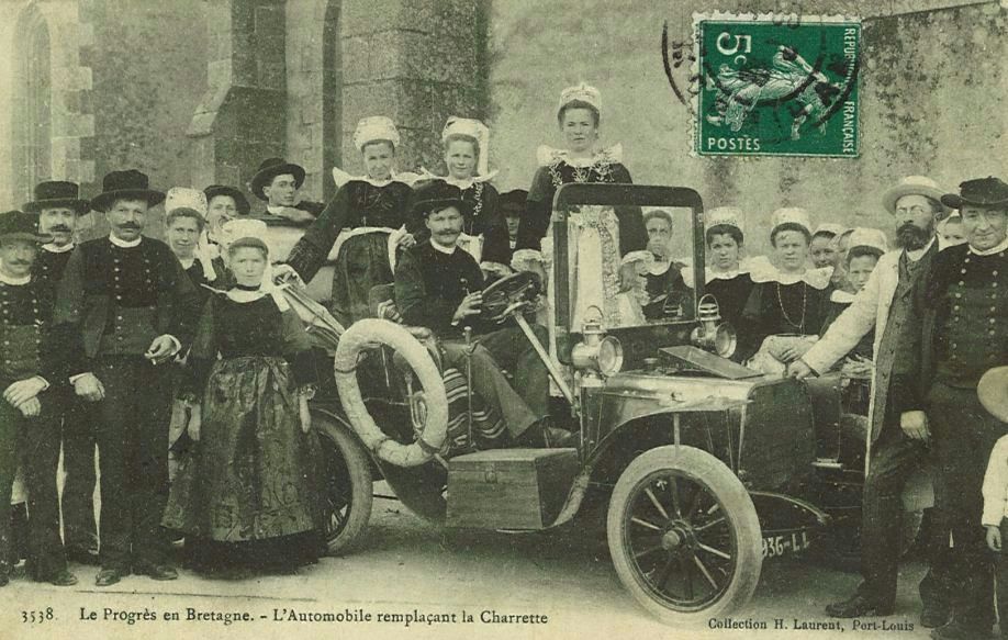 Le Progrès en Bretagne - L’Automobile remplaçant la Charrette
