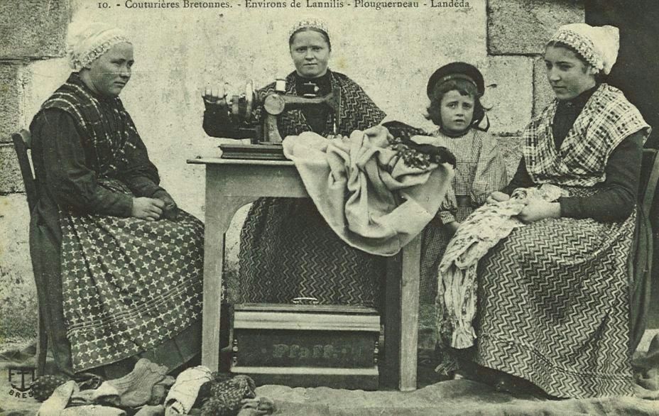Couturières Bretonnes - Environs de Lannilis Plouguerneau Landéda