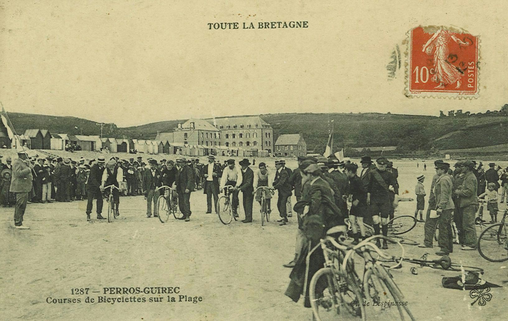 Courses de Bicyclettes sur la Plage