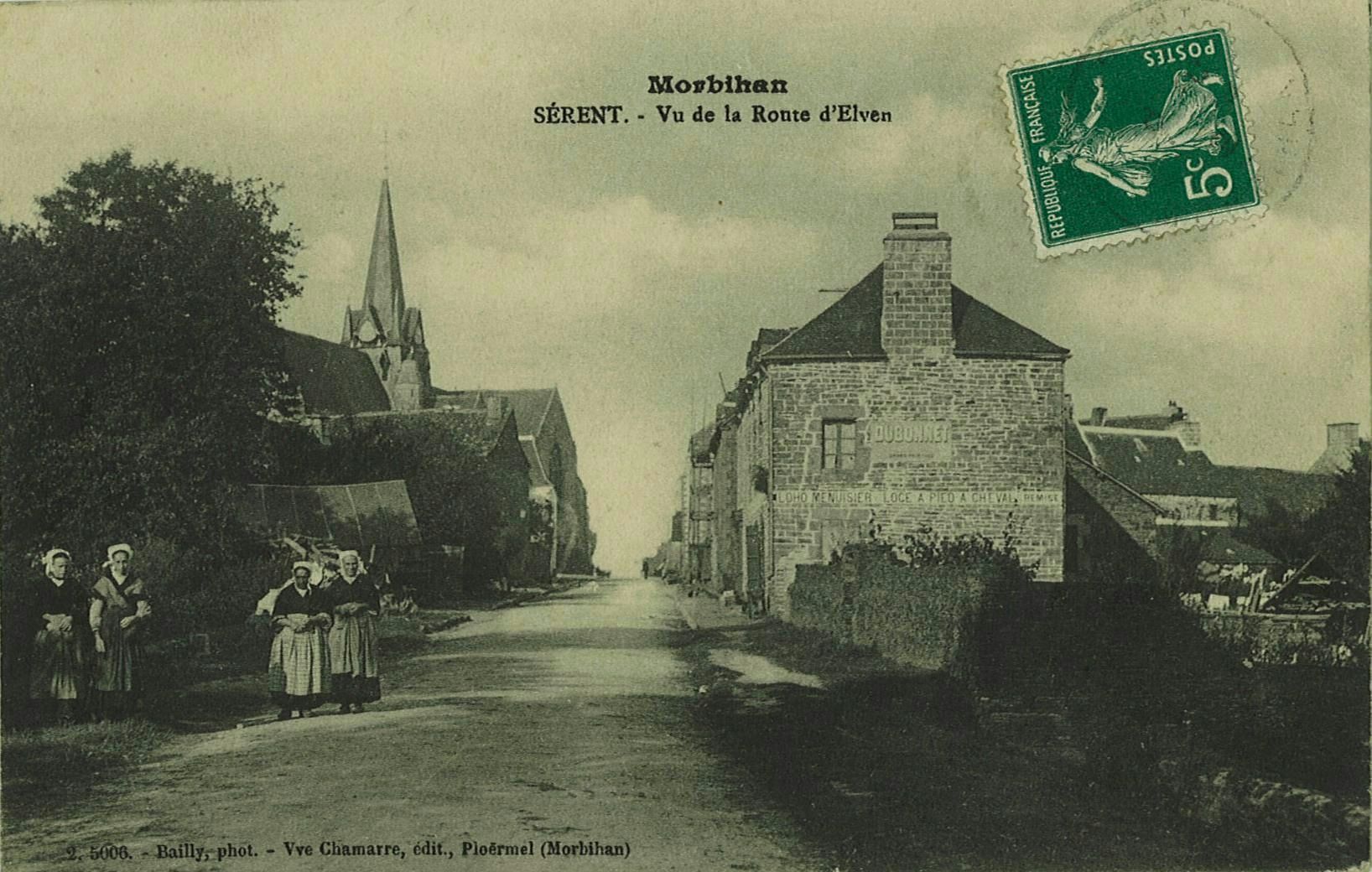 Vu de la Route d’Elven