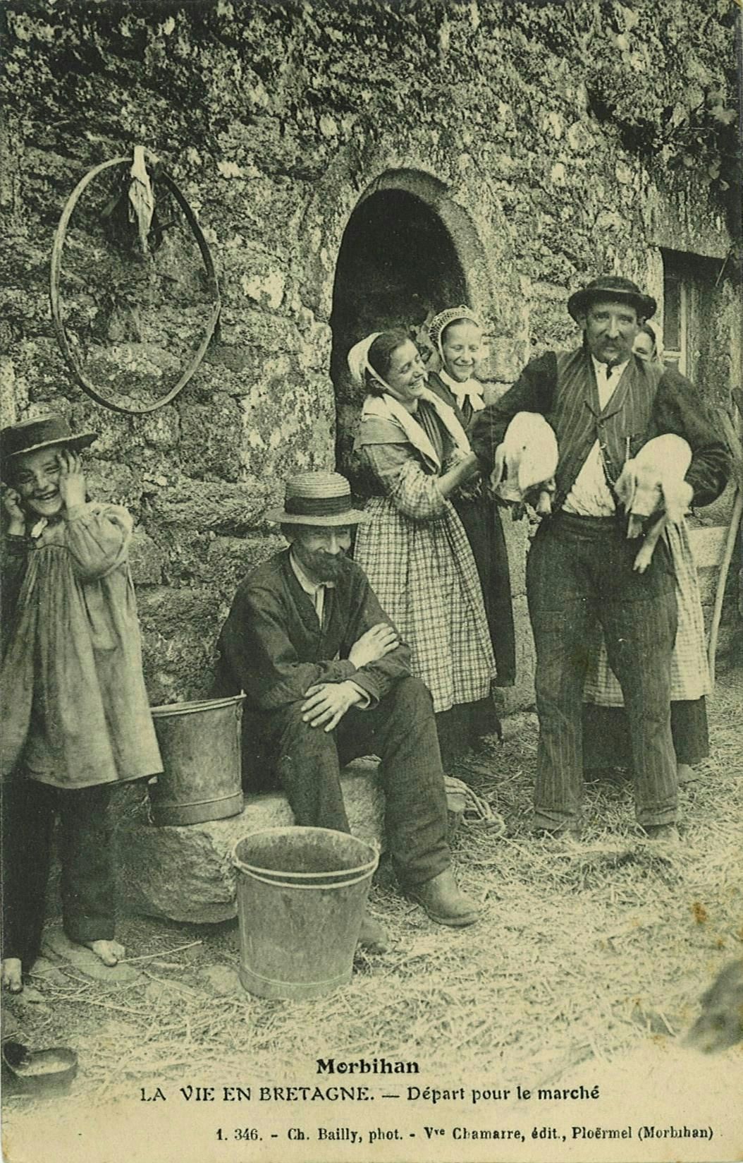 Départ pour le marché