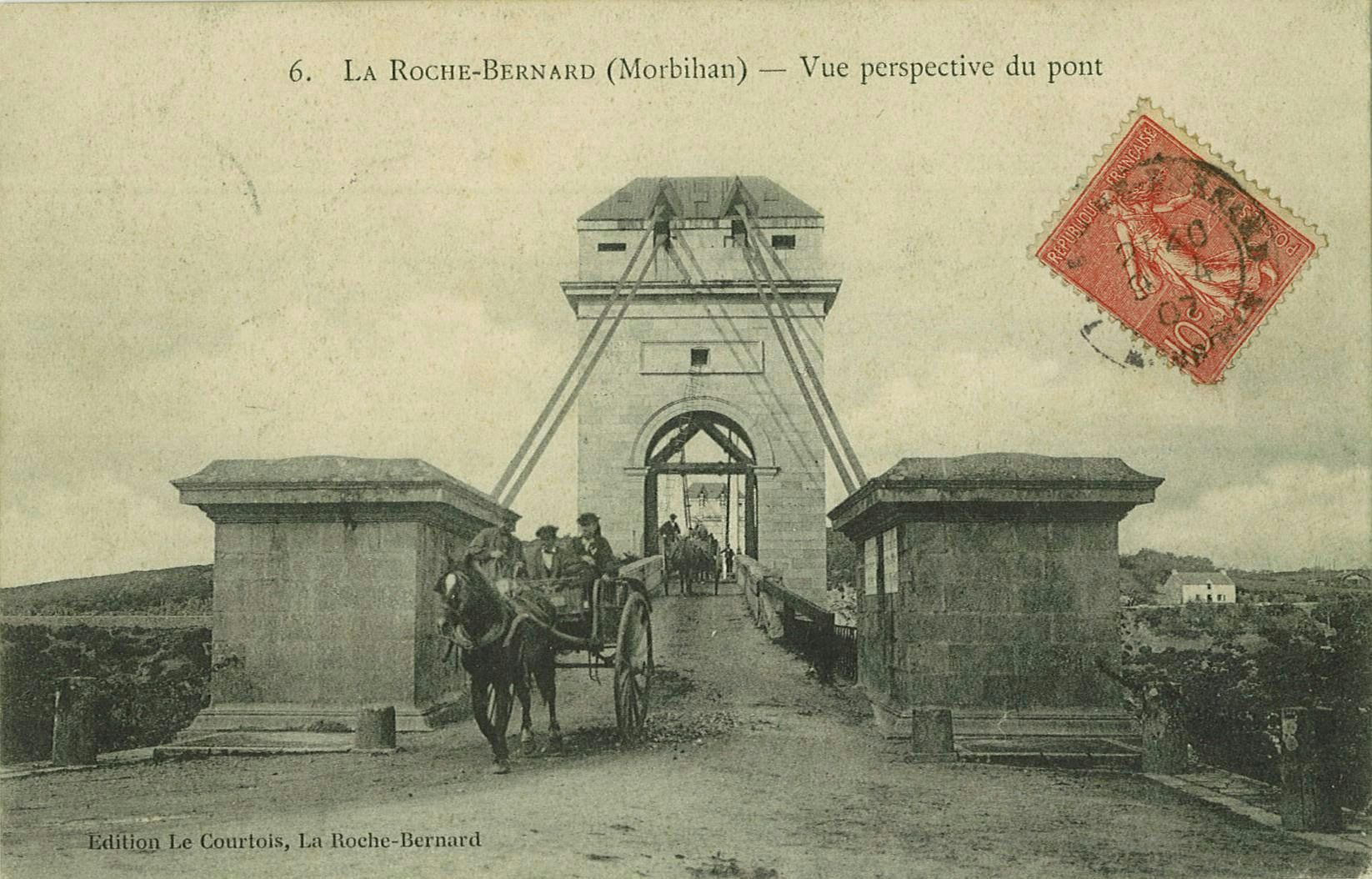 Vue perspective du pont