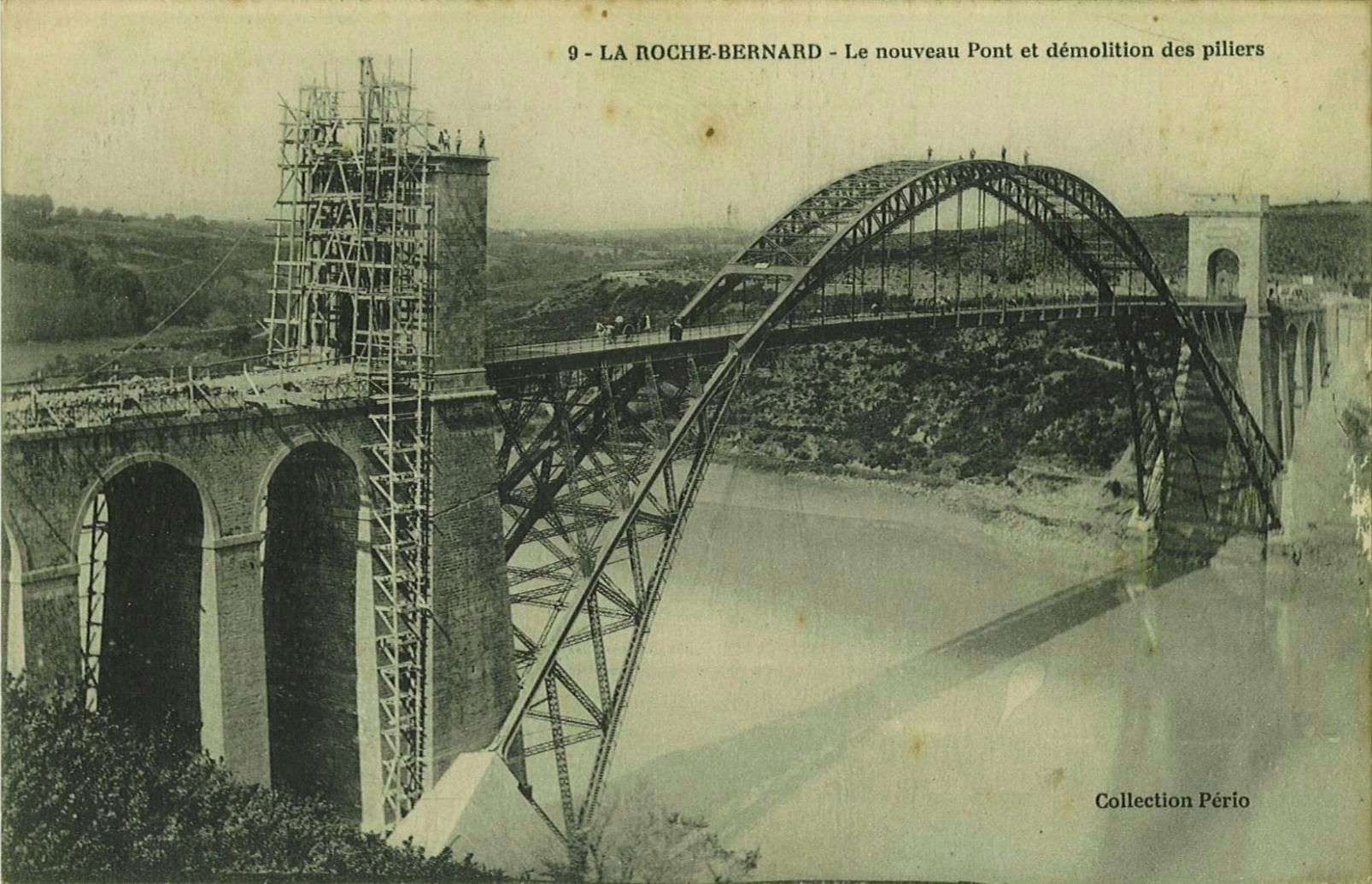 Le nouveau Pont et démolition des piliers