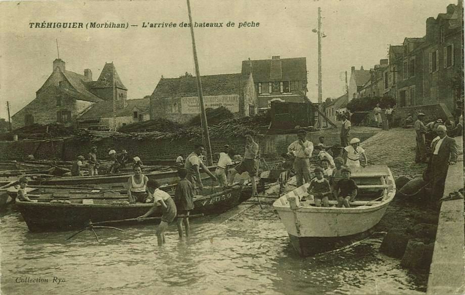 L'arrivée des bateaux de pêche