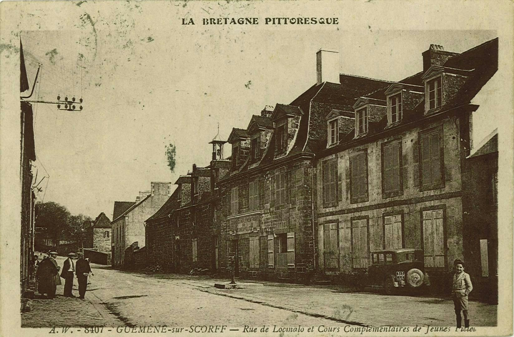 Rue de Locmalo et Cours Complémentaires de Jeunes Filles