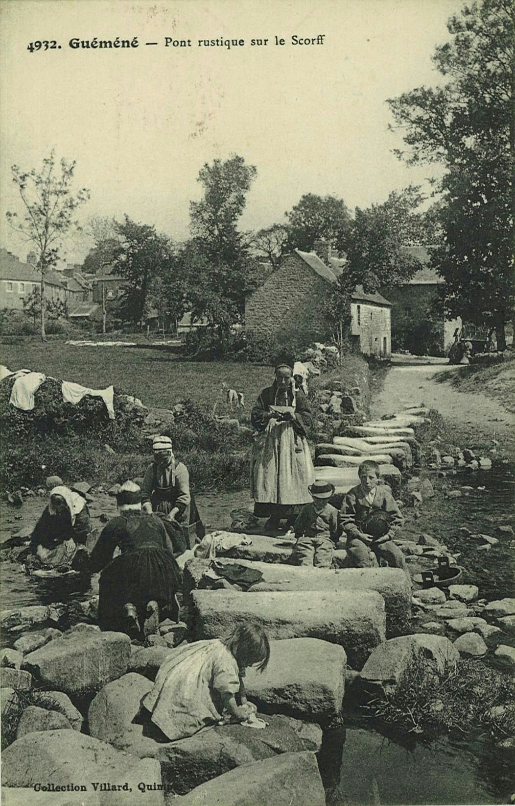 Pont rustique sur le Scorff