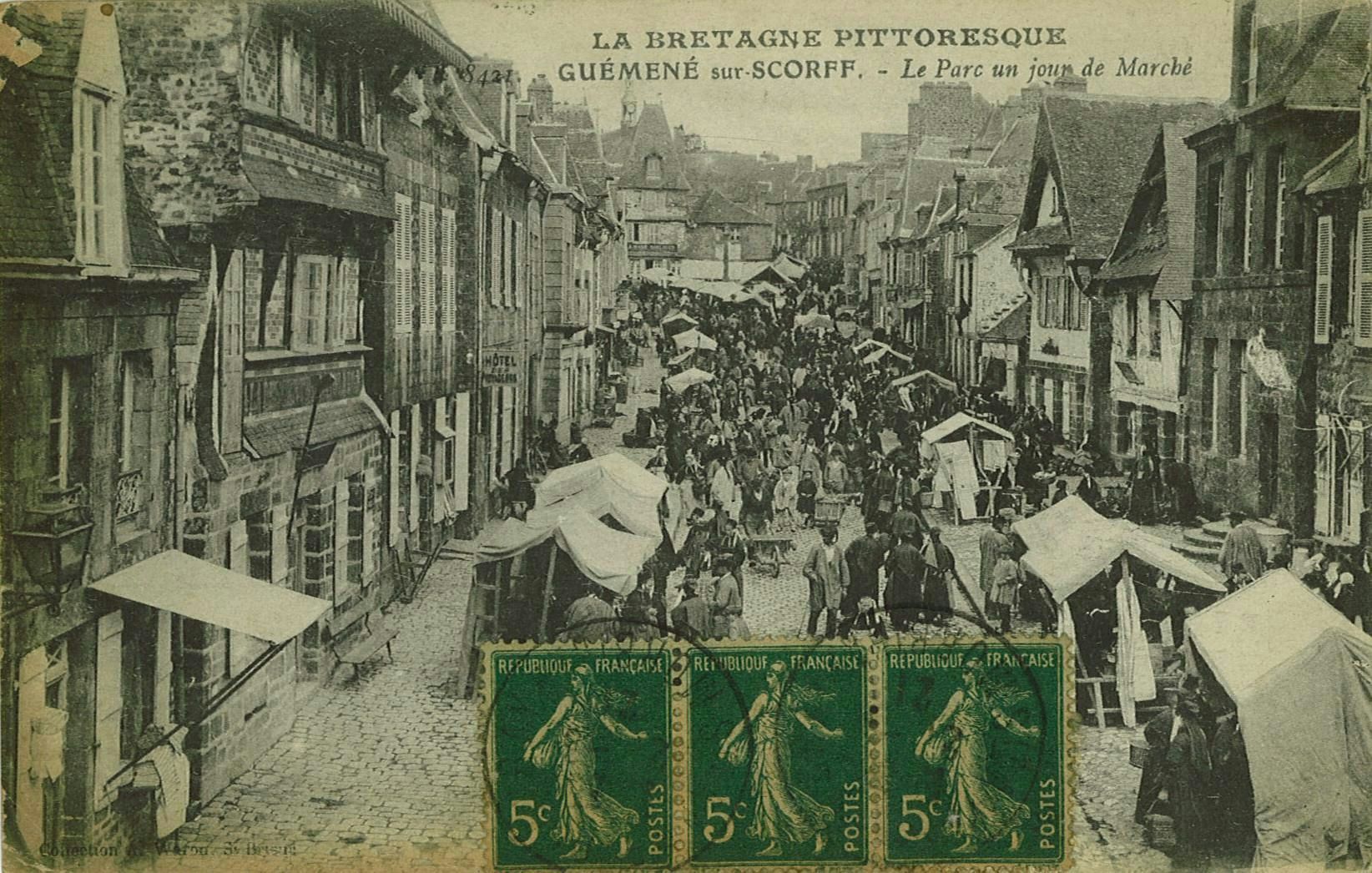 Le Parc un jour de Marché