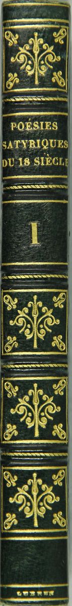 Poésies satiriques du XVIIIème siècle