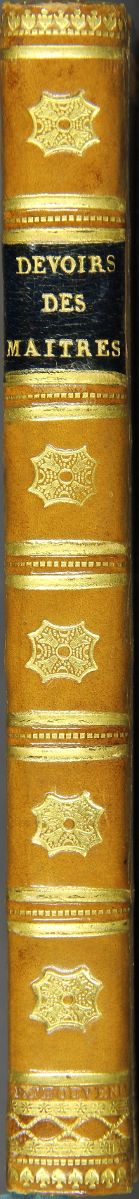 Les devoirs des maîtres et des domestiques