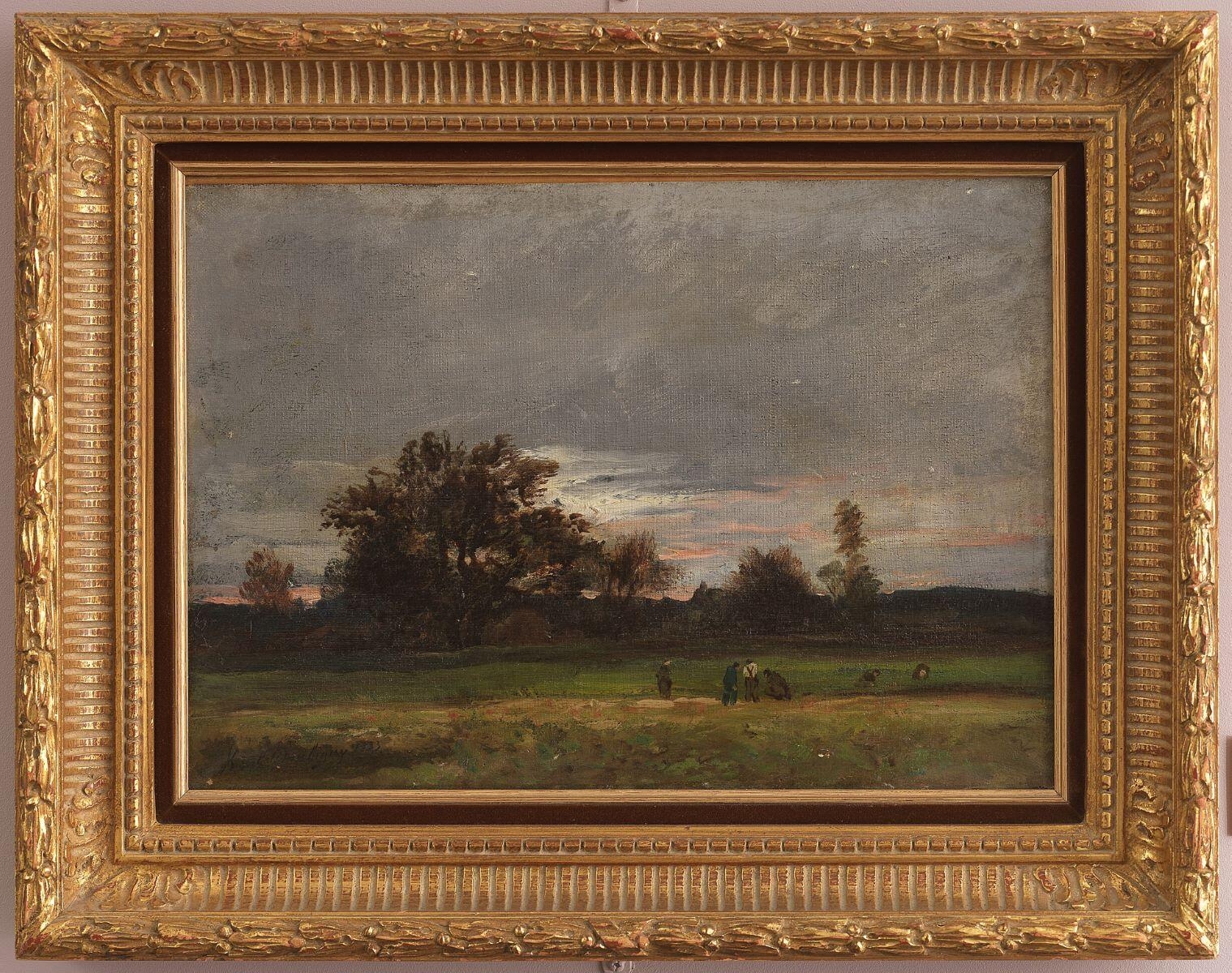 La Cueillette des pois à Auvers