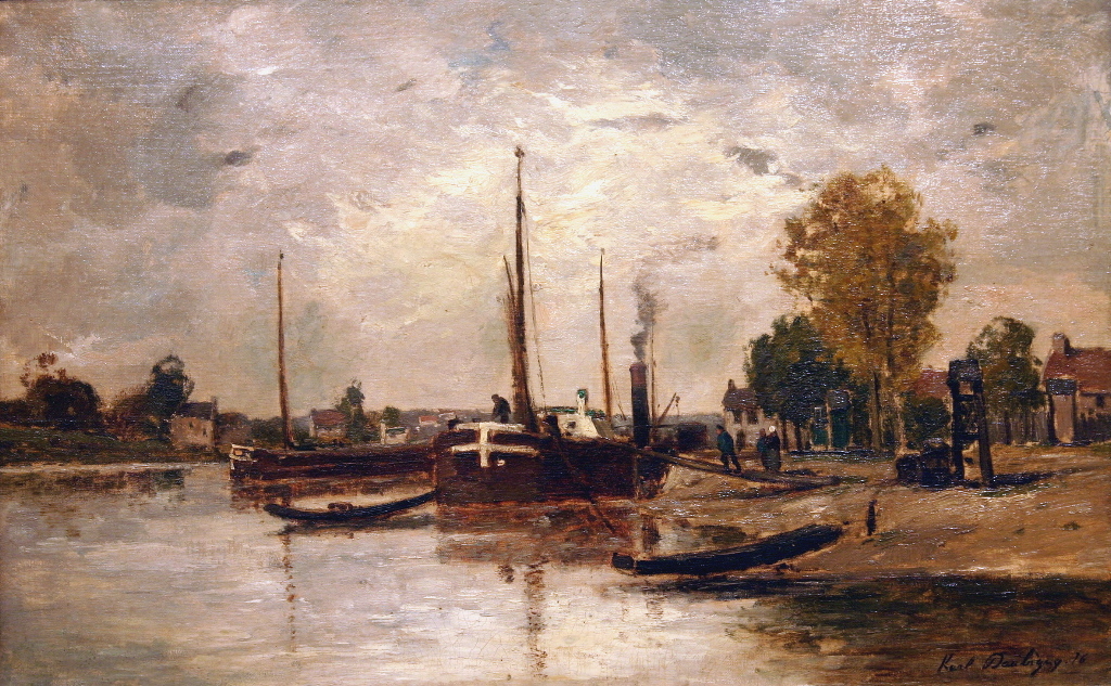 Péniches sur l'Oise
