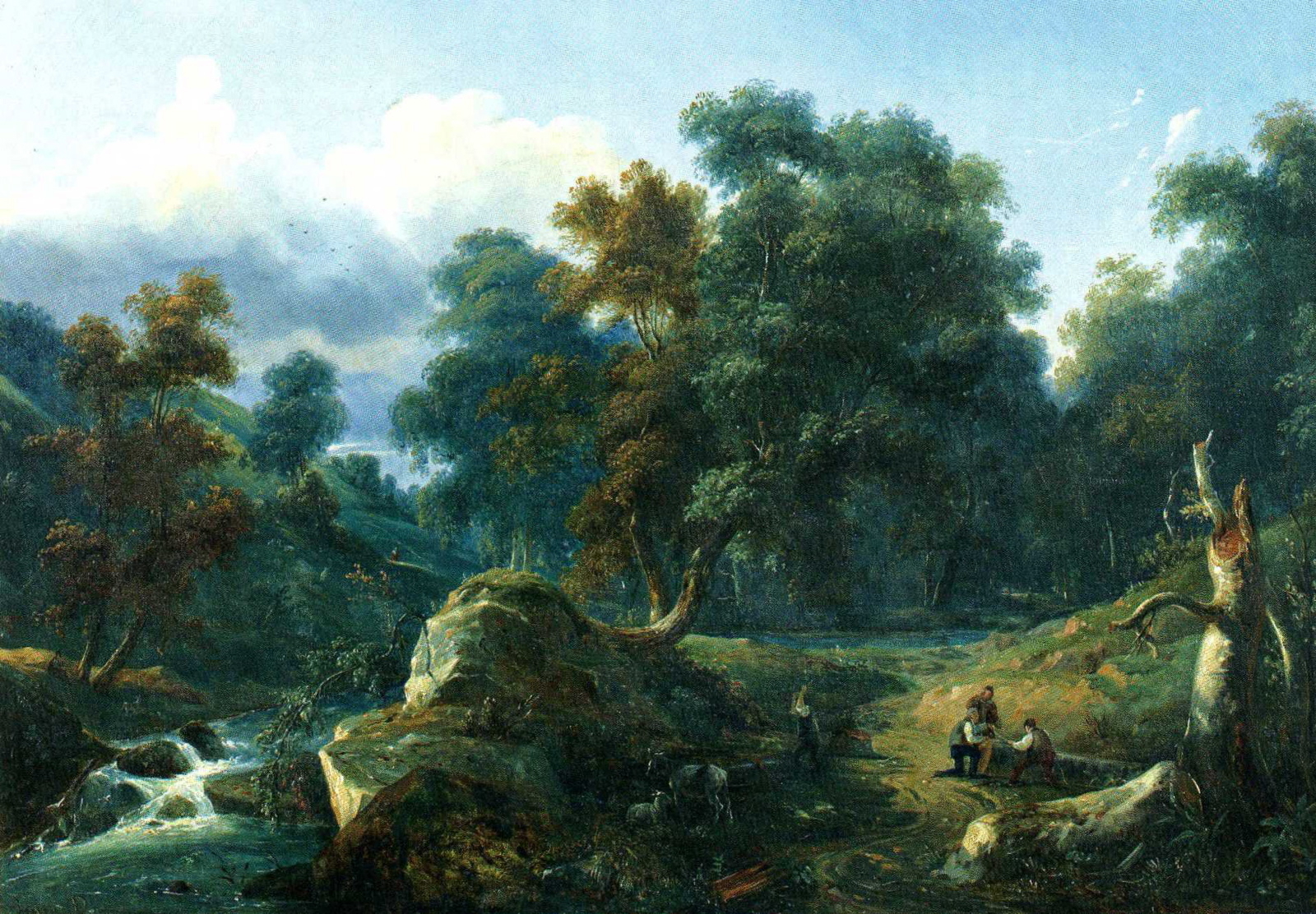 Charpentiers en forêt