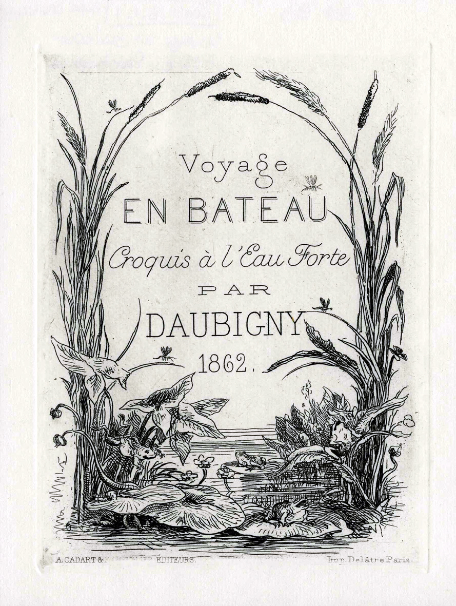 Page de titre du voyage en bateau