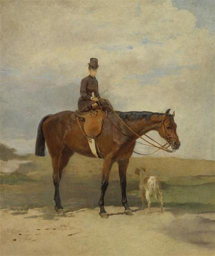 PORTRAIT EQUESTRE DE MME LA COMTESSE D'HEURSEL