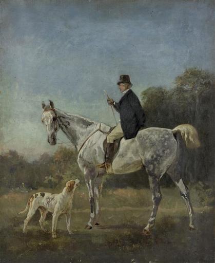 PORTRAIT EQUESTRE DU BARON LAMBERT