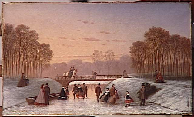 Patinage au bois de Boulogne