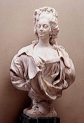 La Comtesse de Chastellux (Versailles, 1752-Paris, 1816), née Angélique Victoire de Durfort de Civrac, devenue en 1773 comtesse Henri Georges César de Chastellux (1746-1814), filleule du Dauphin et de Mme Victoire de France (1733-1799), dont elle fut dame d'honneur à partir de 1786