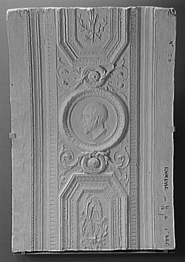 ESQUISSE AU QUART DE L'ARC-DOUBLEAU DE L'ESCALIER MOLLIEN