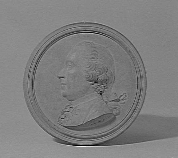 Portrait d'homme de profil à gauche (non identifié)