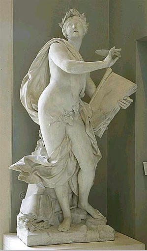 La poésie, dite aussi, La Poésie lyrique, ou La Fureur poétique écrivant ses pensées