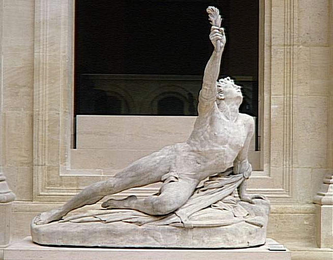 Le soldat de Marathon annonçant la victoire
